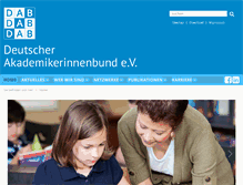 Tablet Screenshot of dab-ev.org